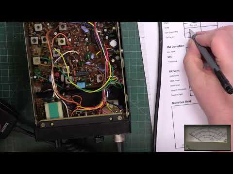 Maxcom 4E CB27/81 UK FM CB radio - Retune & test + in depth mike repair