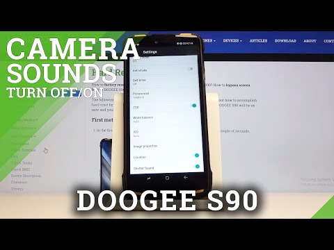 How to Turn On / Off Camera Sounds in DOOGEE S90 – Camera Settings