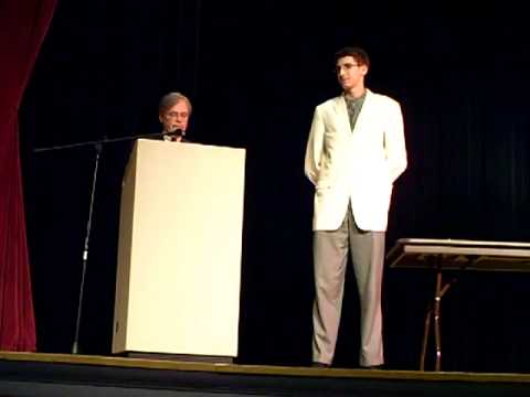 Zak receiving his West Point Appointment at the Senior Awards Program