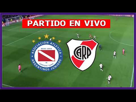 ✅ ARGENTINOS JUNIORS vs RIVER PLATE EN VIVO 🏆¿JUEGA KENDRY PAEZ ? LPF APERTURA | LA SECTA DEPORTIVA