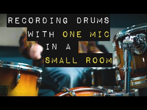 Recording Drums with 1 Mic in a Small Room