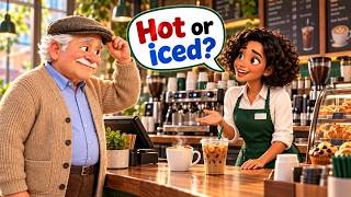☕ Hot or Iced? My First Week as a Barista: Taking Orders | Slow and Easy English