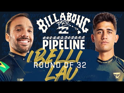 Caio Ibelli vs Ezekiel Lau | Billabong Pro Pipeline 2023 - Round of 32 Heat Replay