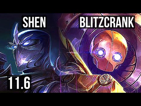 SHEN & Kai'Sa vs BLITZCRANK & Ezreal (SUPPORT) | 1/0/10, 2.4M mastery | KR Diamond | v11.6