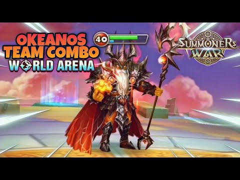 Okeanos Team Combo in World Arena Ep. 8 - Summoners War