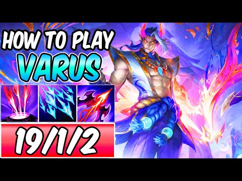 HOW TO PLAY VARUS ADC | Build & Runes | Diamond Player Guide SPIRIT BLOSSOM VARUS League of Legends