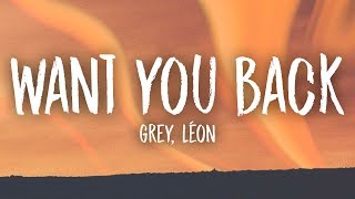 Grey - Want You Back (Lyrics) feat. LÉON