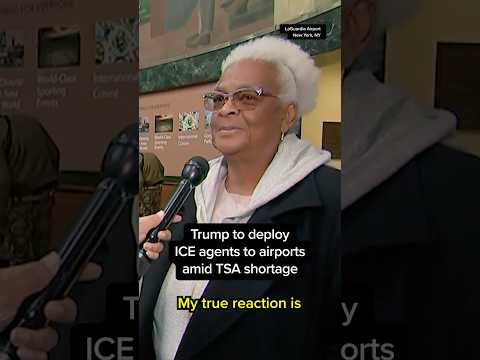 Trump to deploy ICE agents to airports amid TSA shortage