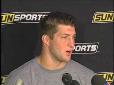 LSU vs. Florida postgame - QB Tim Tebow