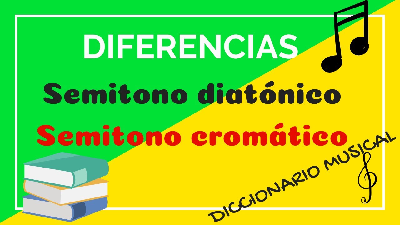 Diferencia entre SEMITONO DIATÓNICO y SEMITONO CROMÁTICO | Diccionario Musical