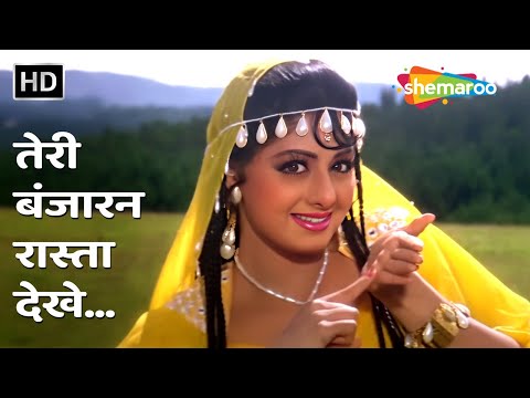 Teri Banjaran Rasta Dekhe | Banjaran | Rishi Kapoor, Sridevi | Alka Yagnik | 90's Romantic Songs
