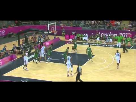 USA Highlights vs Nigeria 2012 Highlights All Baskets Olympic Record! HD