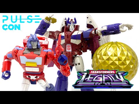 Transformers LEGACY A Hero Is Born 2 Pack ALPHA TRION & ORION PAX 2022 Pulse Con Exclusive Review