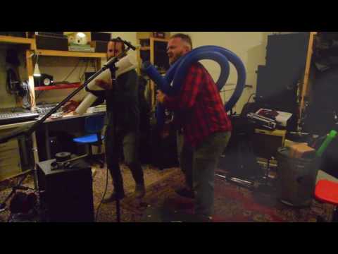 Funky Currywurst Brothers in copenhagen rhythm lab testing tubes :-)