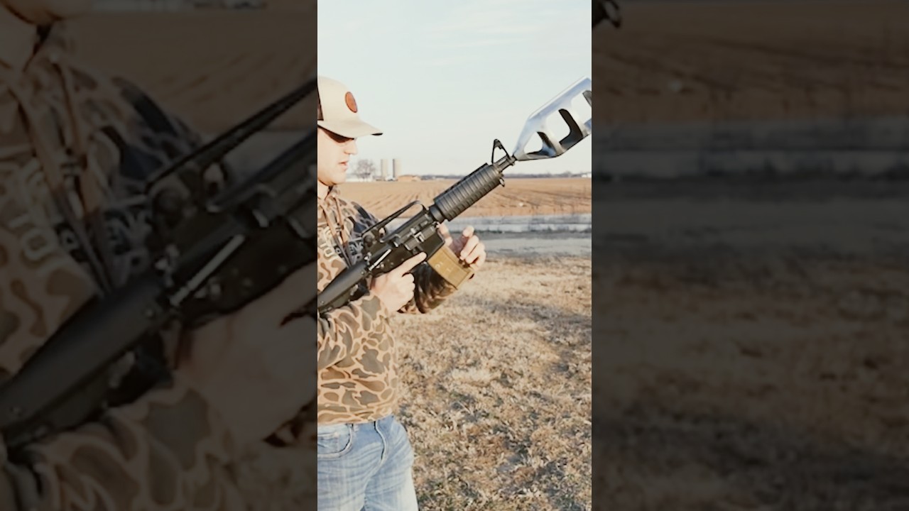 ‼️⚠️Worlds Biggest Muzzle Brake!! ⚠️‼️#hunting #tgofriday #hunt #airsoft #airsoftgun #rangeday