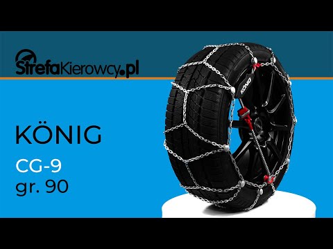 ⛓️Konig CG-9 gr.90 - łańcuchy śniegowe - łańcuchy na koła⛓️