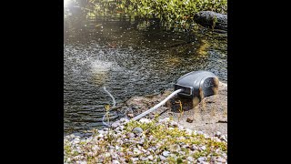 Esotec Solar Teichbelüfter und ein Solar Springbrunnen von Amazon