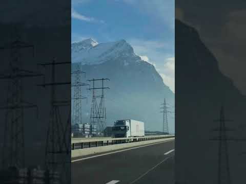 Watch me come out the other side - Switzerland is unbelievable #travel