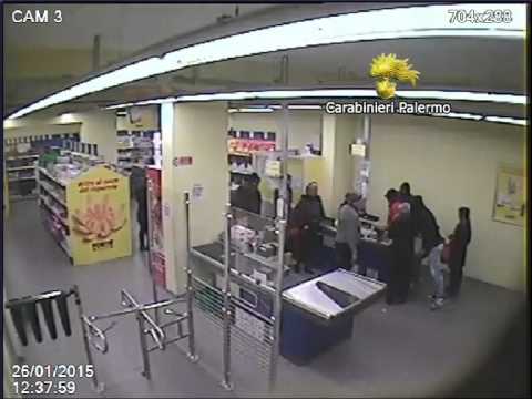 Rapina supermercato Fortè
