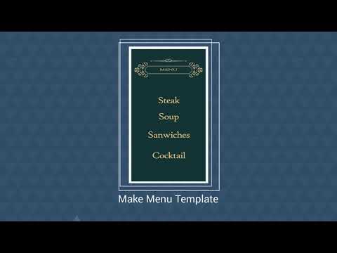 Vintage Design - Menu and Logo Video