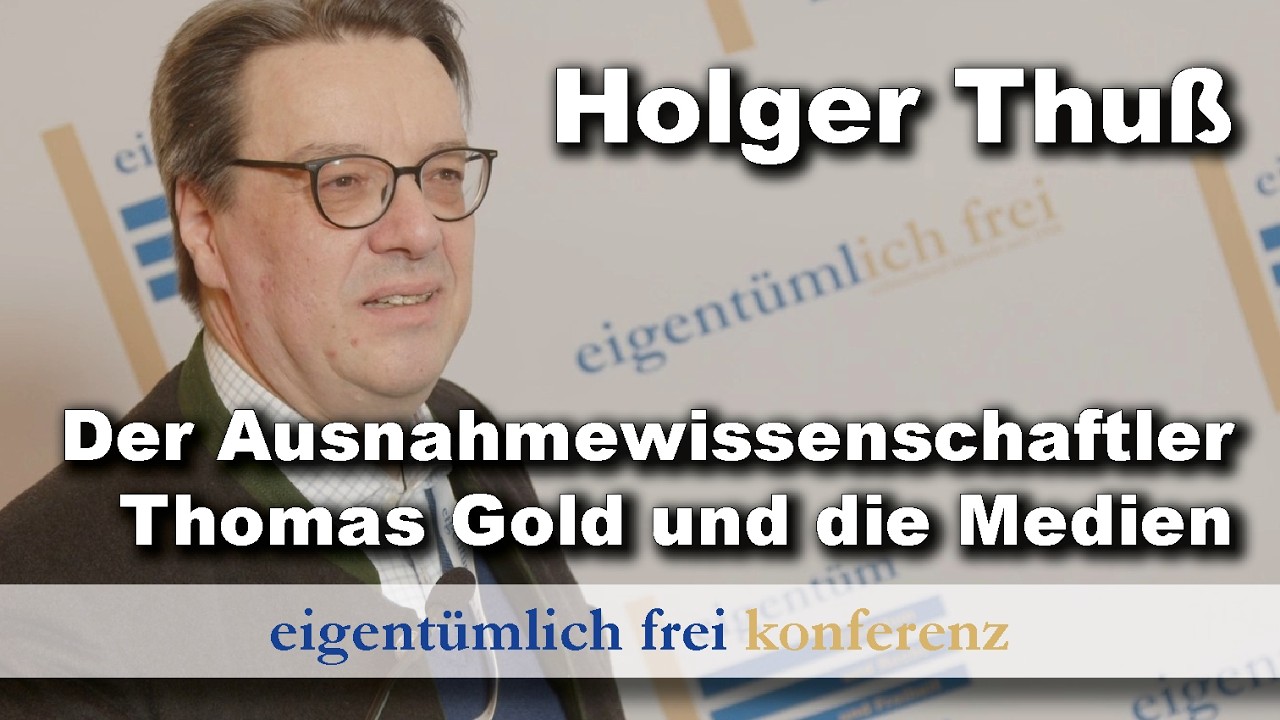 Holger Thuß | Der genialische Ausnahmewissenschaftler Thomas Gold und die Medien (ef-Konferenz 2026)