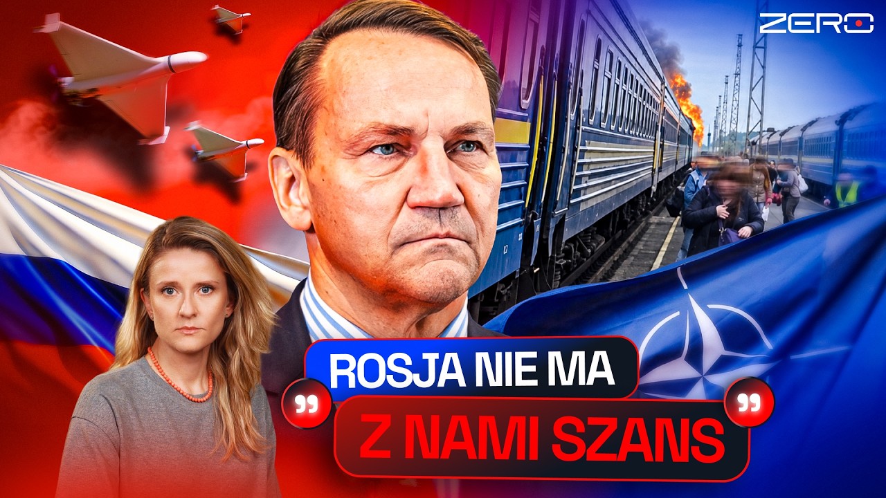 ROSJA ESKALUJE. DRON NA PLAŻY. SIKORSKI OSTRZEGA PUTINA