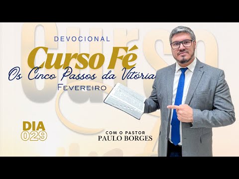 Devocional Curso Fé (29/02/2026) Lição 29