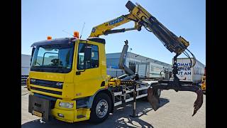 DAF CF 75.310 FAN 6x2/4 Day Cab Euro3 - 21T VDL Hooklift System + Ef フックリフトトラック | 画像 4 - Autoline