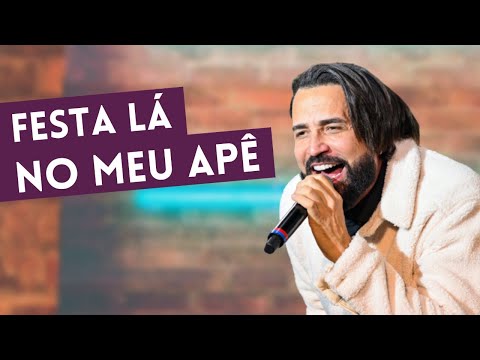 Latino canta "Festa No Apê" e levanta auditório do Faustão Na Band