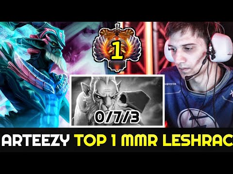 ARTEEZY Top 1 MMR Leshrac 100% Counterpick & Counter Build Destroy Phantom Lancer 7.26 Dota 2