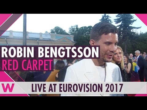Robin Bengtsson (Sweden) Interview @ Eurovision 2017 Opening Ceremony Red Carpet