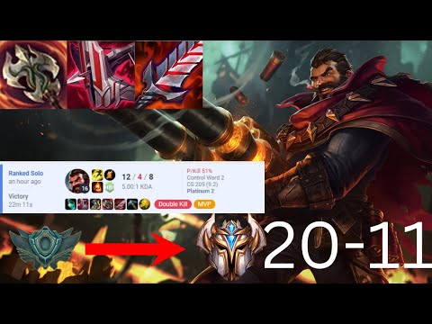 Graves mid is a tiny bit broken - Unranked to challenger
