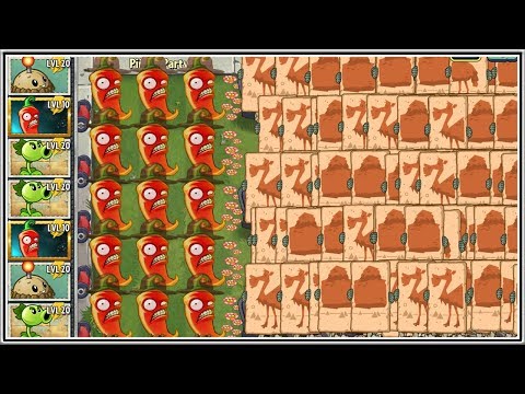 Plants vs Zombies 2 Epic Pinata Party Challenge  - Jalapeno vs Camel Zombies