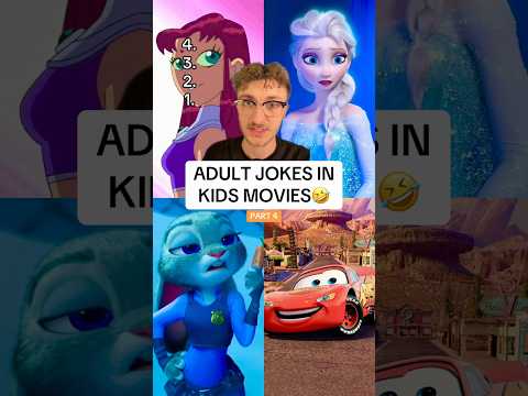 FUNNIEST ADULT JOKES IN KIDS MOVIES‼️🤣(part 4)