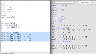 R 3.1 - Managing the Workspace and Variable Casting