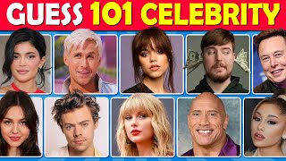 Guess the Celebrity in 3 Seconds | Easy, Medium, Hard Levels 🟢 🔵 🔴