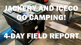 Camping with the Jackery 1000 and Iceco VL60 Pro S