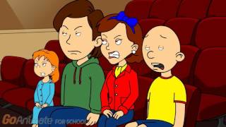 Caillou Pees His Pants At The Movie Theatre Gets K
