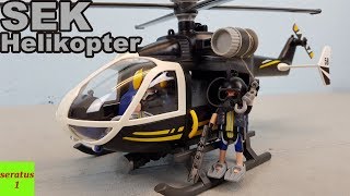 Playmobil SEK Helikopter 9363 auspacken seratus1 Spezialeinsatzkommando