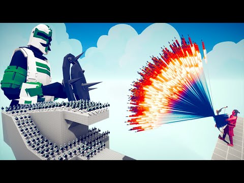 100X CLONE TROOPER AND GIANT CLONE TROOPER VS 2X EVERY GODS - Totally Accurate Battle Simulator TABS