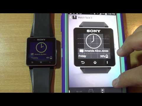 Sony Smartwatch 2 Custom Watchfaces Tutorial