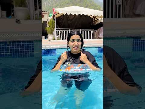 Trip to Rishikesh ⛰️ Thanda Swimming pool 😭 Full video on @Dushyant_kukreja #shorts