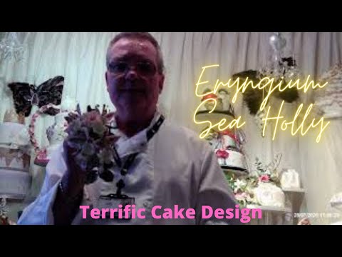 sugar flowers Sea Holly