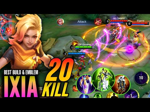 (AUTO WIN)! IXIA Legendary Ixia Late Game Monster | BUILD TOP ONE GLOBAL IXIA ~ MLBB