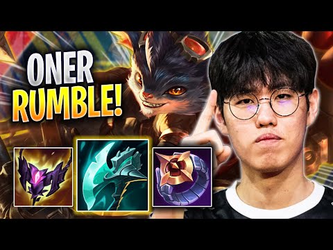 ONER IS SO GOOD WITH RUMBLE! - T1 Oner Plays Rumble JUNGLE vs Wukong! | Season 2023