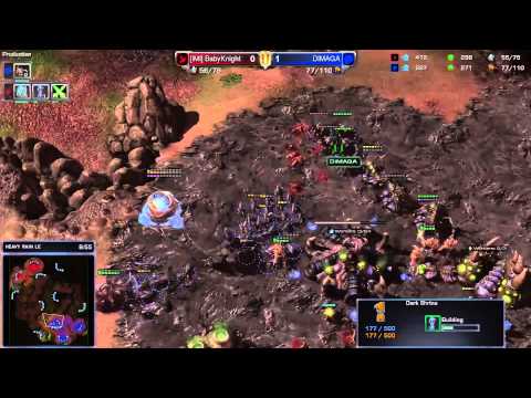 BabyKnight vs. Dimaga - Game 2 - StarCraft 2