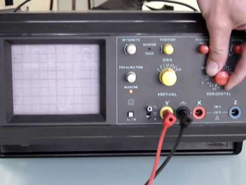 comment regler oscilloscope