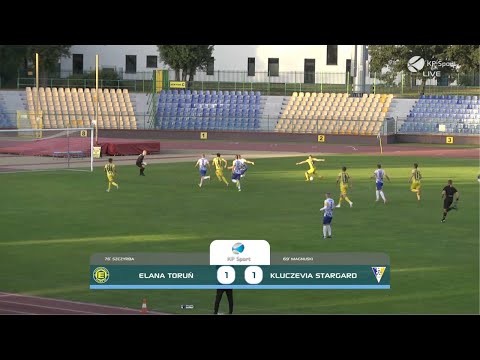 :: SKRÓT :: ⚽ ELANA TORUŃ 🆚 POLSKI CUKIER KLUCZEVIA STARGARD | 🏆 3 LIGA gr. II | [05.09.2021]