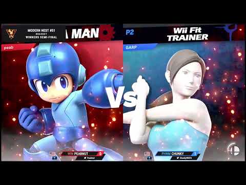 WIN Peabnut (Megaman) vs PHNM Chunky (Wii Fit) - Modern Nest #51 - Winners Semis