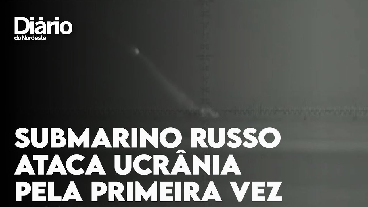 Imagem da notícia: Submarino da Rússia ataca Ucrânia com mísseis pela primeira vez